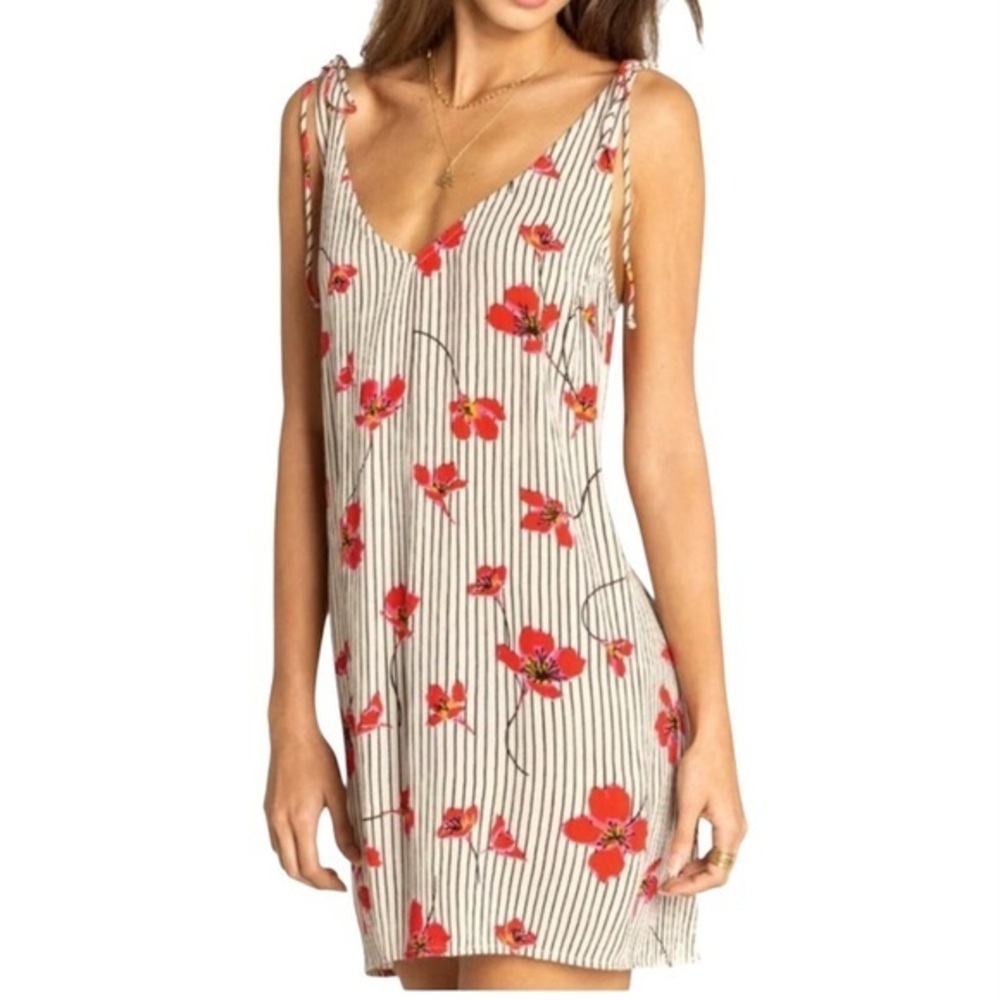 Billabong Women’ Floral Striped Sundress Size Small